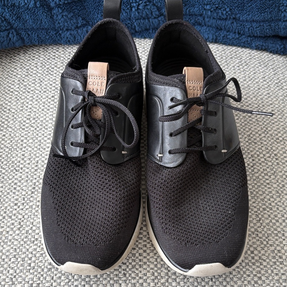 Cole Haan Men's Black and Tan Sneakers
